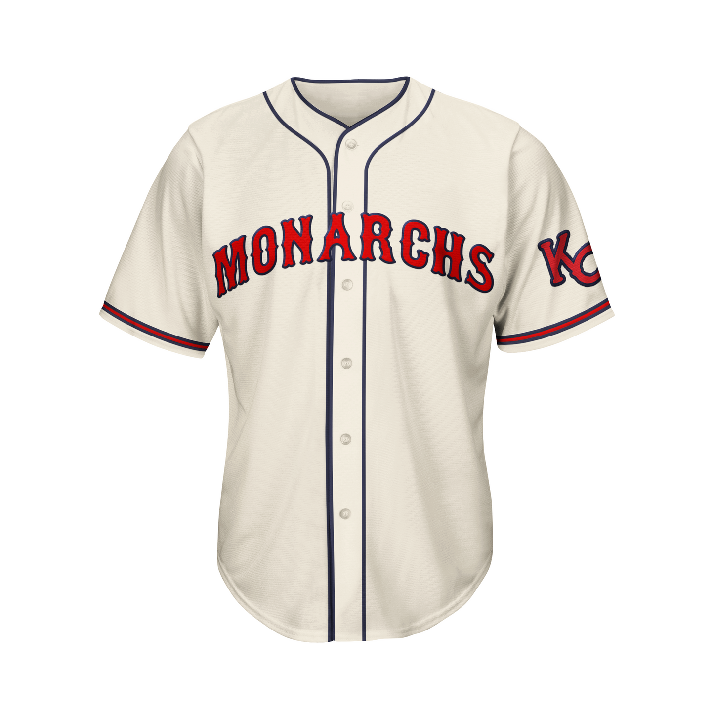 Monarchs Block Letters NLB Jersey