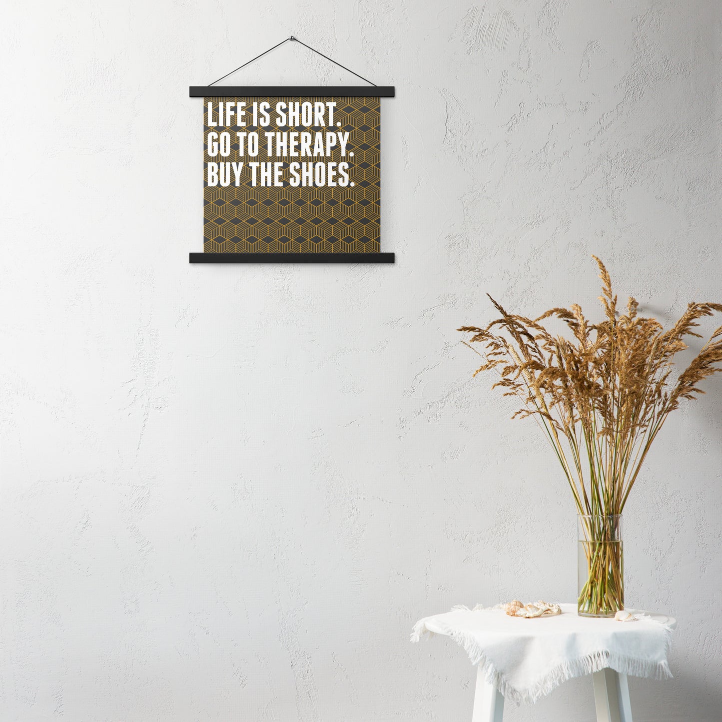 Life is Short Wall Art