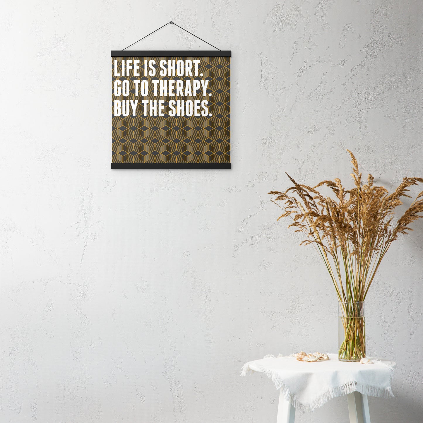 Life is Short Wall Art