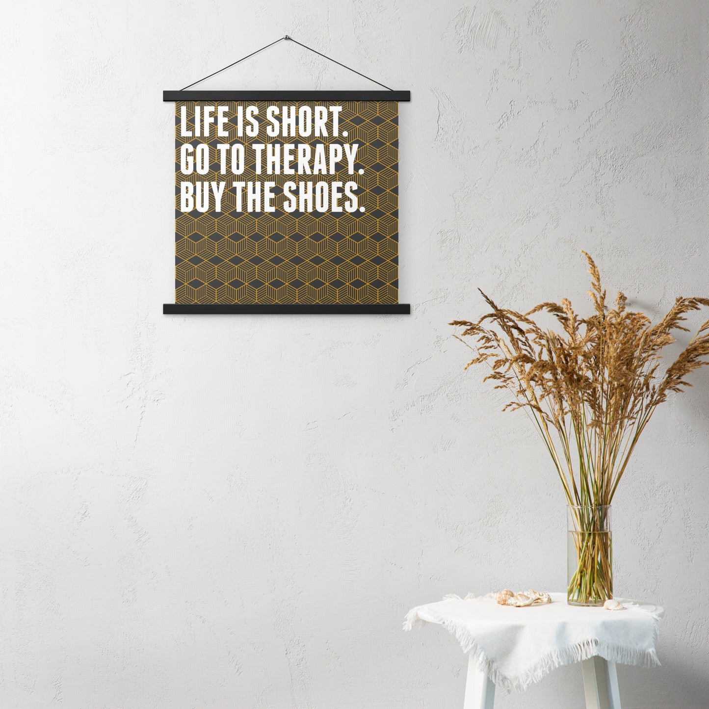 Life is Short Wall Art