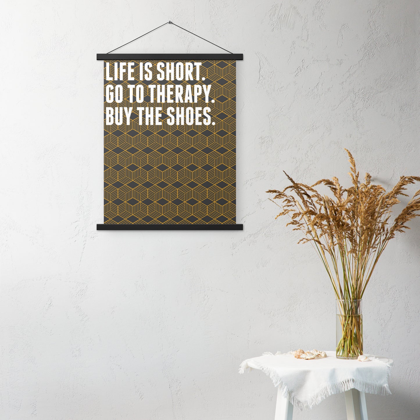 Life is Short Wall Art