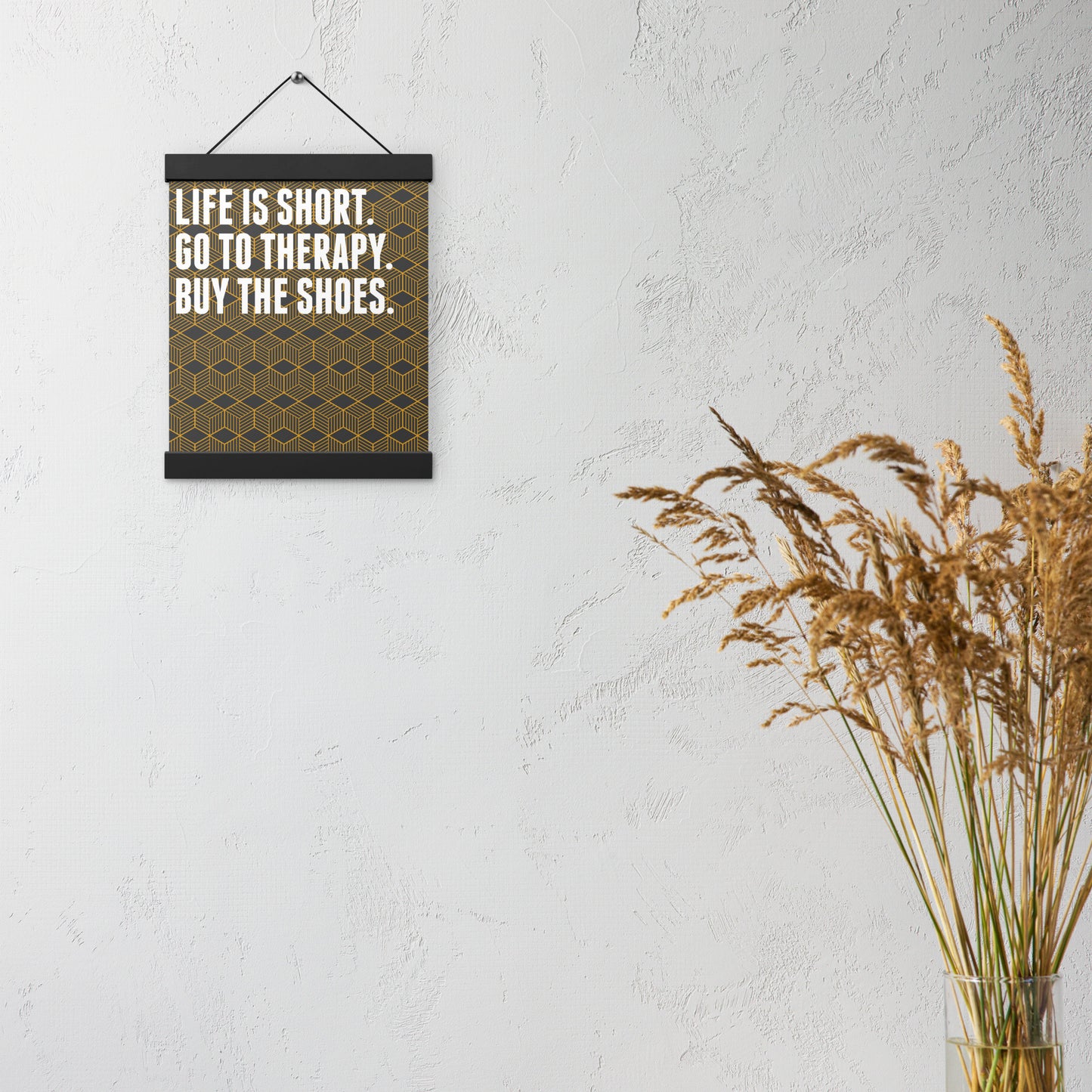 Life is Short Wall Art