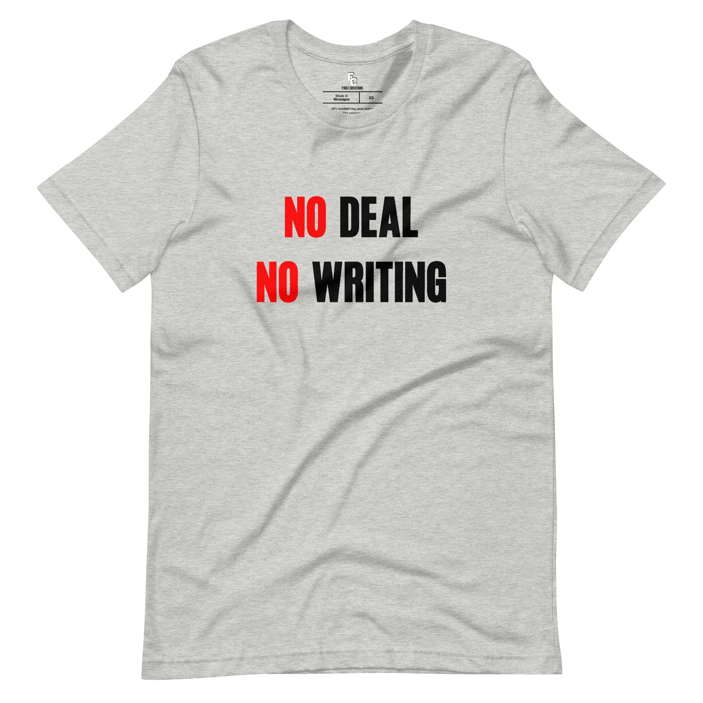 No Deal, No Writing