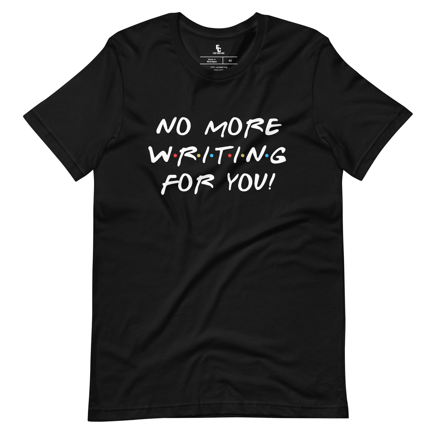 No More Writing For You!