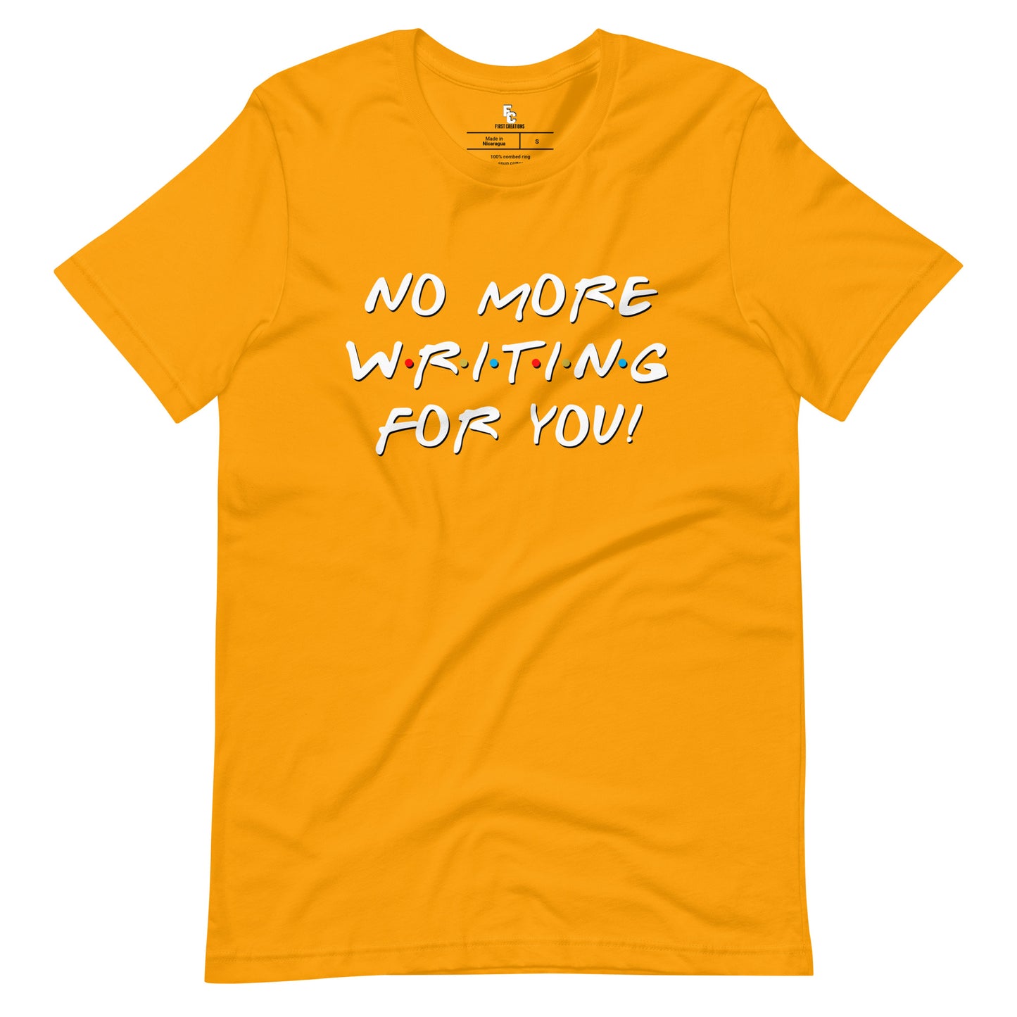 No More Writing For You!