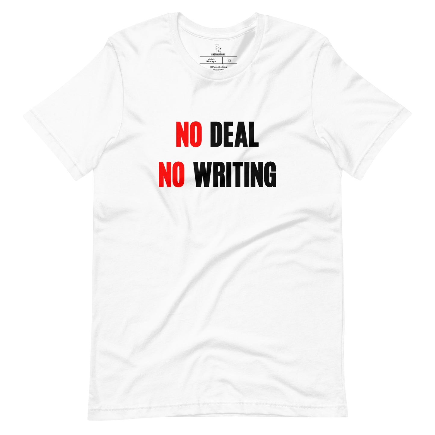 No Deal, No Writing