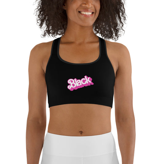 Black Barbie Sports bra