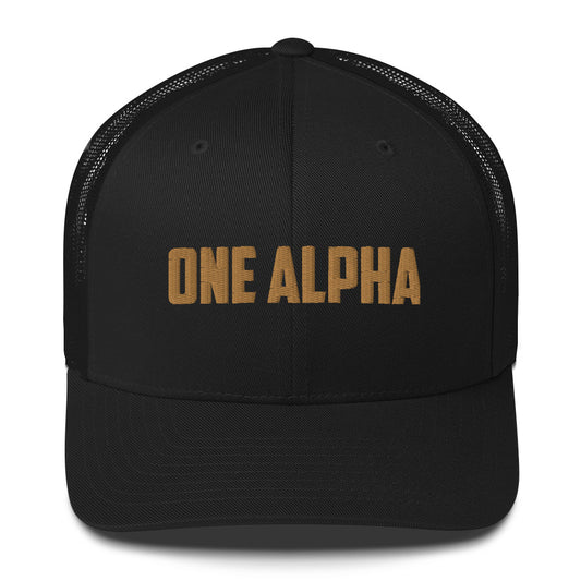 One Alpha Trucker Cap