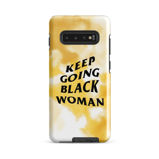 Keep Going Black Woman Tough case for Samsung®