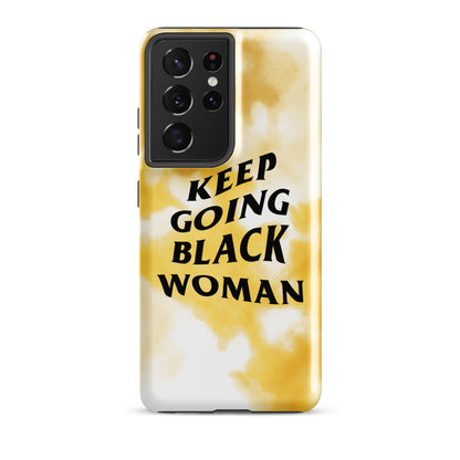 Keep Going Black Woman Tough case for Samsung®