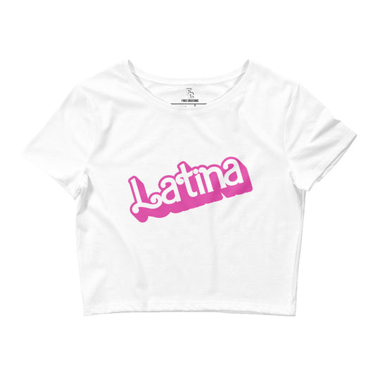 Latina Barbie Crop Tee (Fitted)